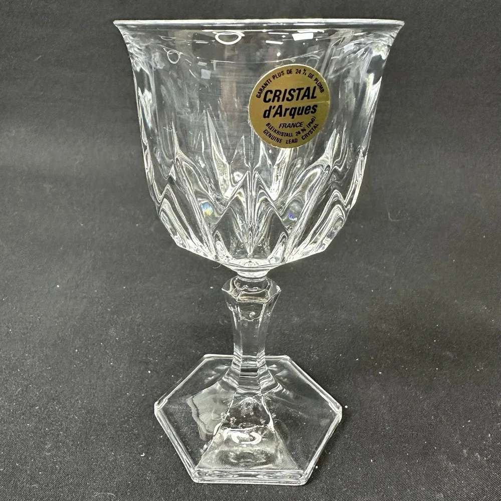 Cristal D'Arques - Durand  'Chaumont' Wine Goblets, 5.25